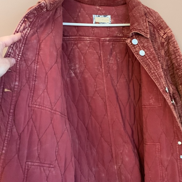 Anthropologie Pilcro The Fielder Quilted Shirt Jacket Relaxed Casual Size XL - Picture 10 of 14